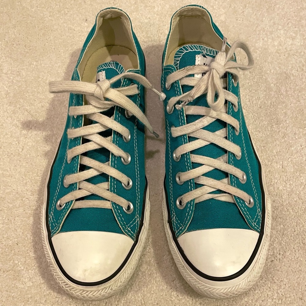 Teal Low Top Vans